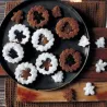Set d'emporte-pièces Coquins 4 pièces – Biscuits de Noël façon Linzer avec motif