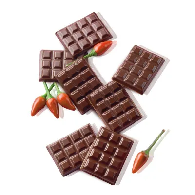 Stampo in silicone per barrette di cioccolato, 12 pezzi