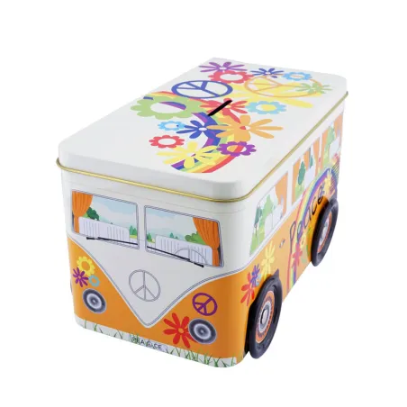 Scatola per biscotti Hippi Bus, 197 x 108 x 110 mm