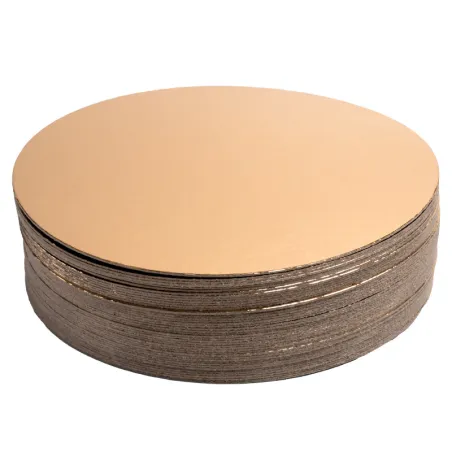 Base per torta dorata Ø 30 cm, 50 pezzi