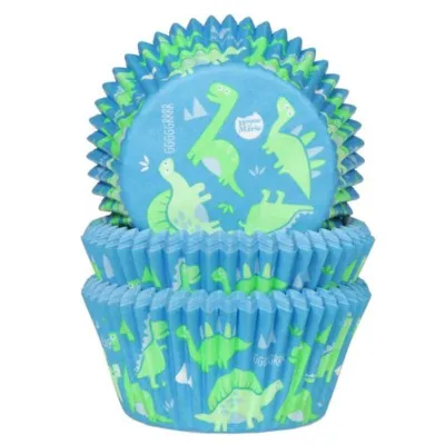 Cupcake Förmchen Dino, 50 Stück