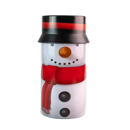 Cookie tin snowman Ø 80 x 148 mm