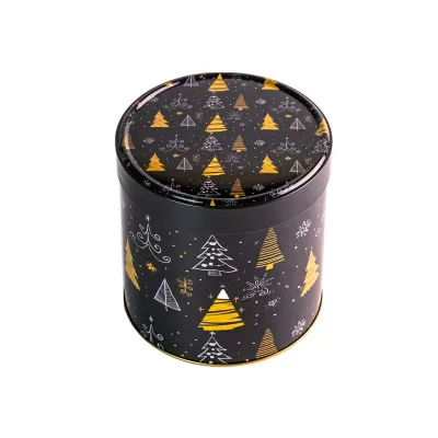 Boîte à biscuits Christmas Trees Ø 117 x 120 mm