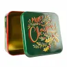 Cookie tin Merry Christmas, 170 x 170 x 63 mm