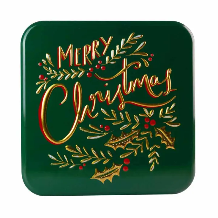 Guetzlidose Merry Christmas, 170 x 170 x 63 mm