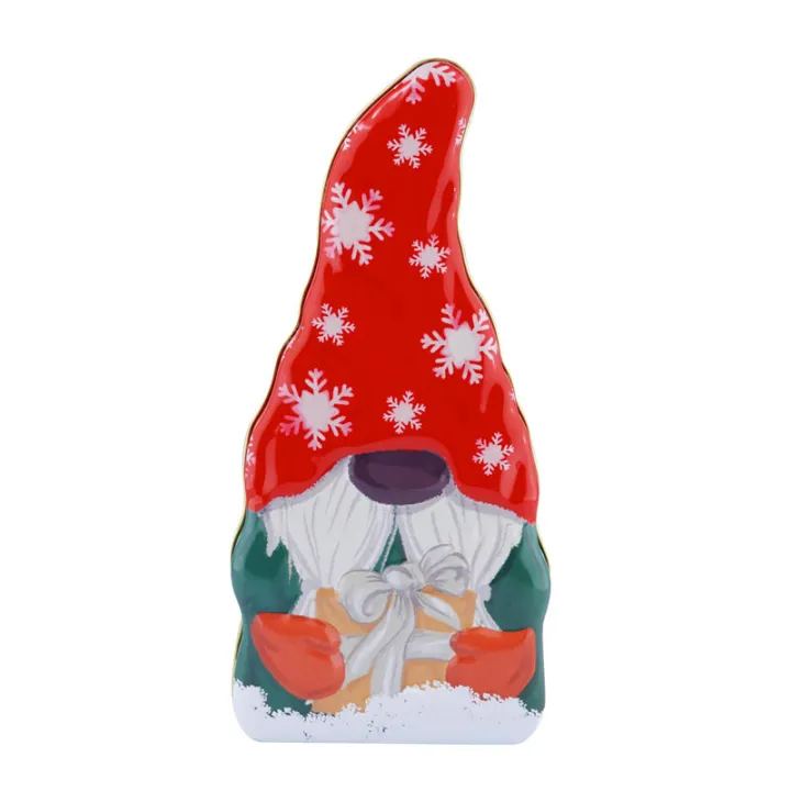 Gnomo barattolo di biscotti con regalo, 210 x 100 x 71 mm