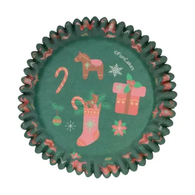 Cupcake baking cups Christmas magic, 48 pieces