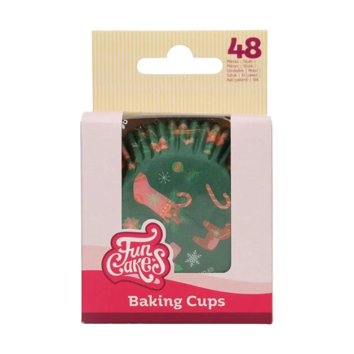 Moules à cupcakes Magie de Noël, 48 pièces