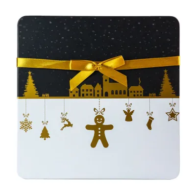 Keksdose Weihnachtszauber, 175 x 175 x 35 mm