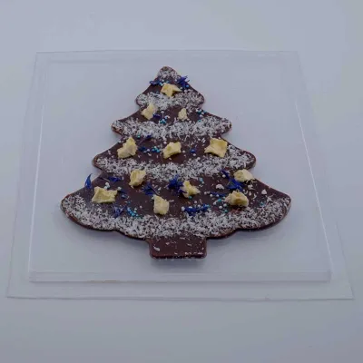 Chocolate bar mold fir tree