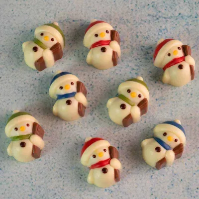 Pralinenform Schneemann 28 Pralinen