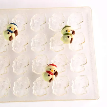 Stampo per pupazzo di neve 28 cioccolatini
