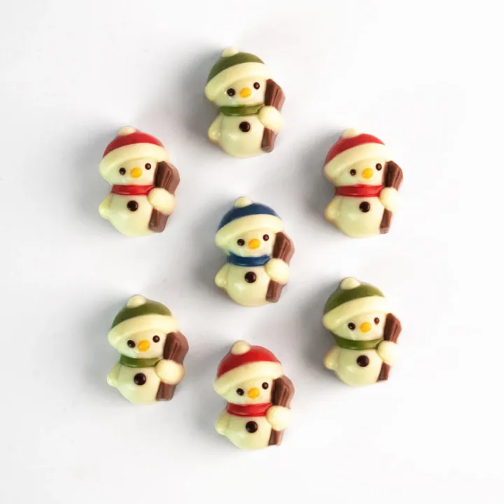 Chocolate mold snowman 28 chocolates