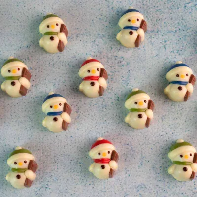 Chocolate mold snowman 28 chocolates