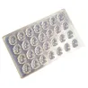 Chocolate mold snowman 28 chocolates