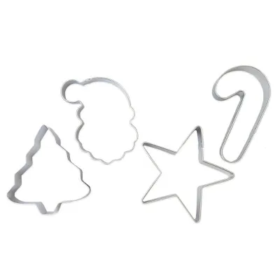 Ausstecher Set Weihnachten, 4-teilig