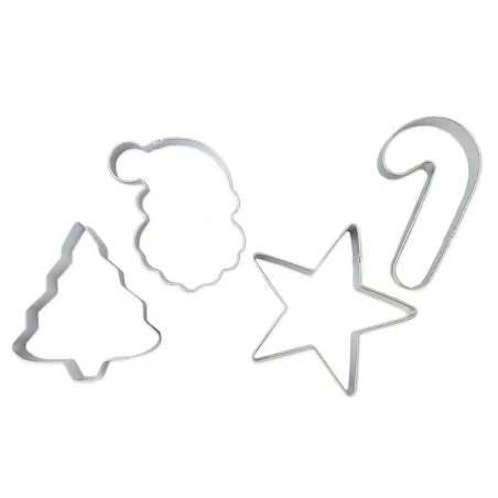 Christmas cookie cutter set, 4 pieces