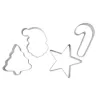 Christmas cookie cutter set, 4 pieces