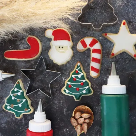 Christmas cookie cutter set, 4 pieces