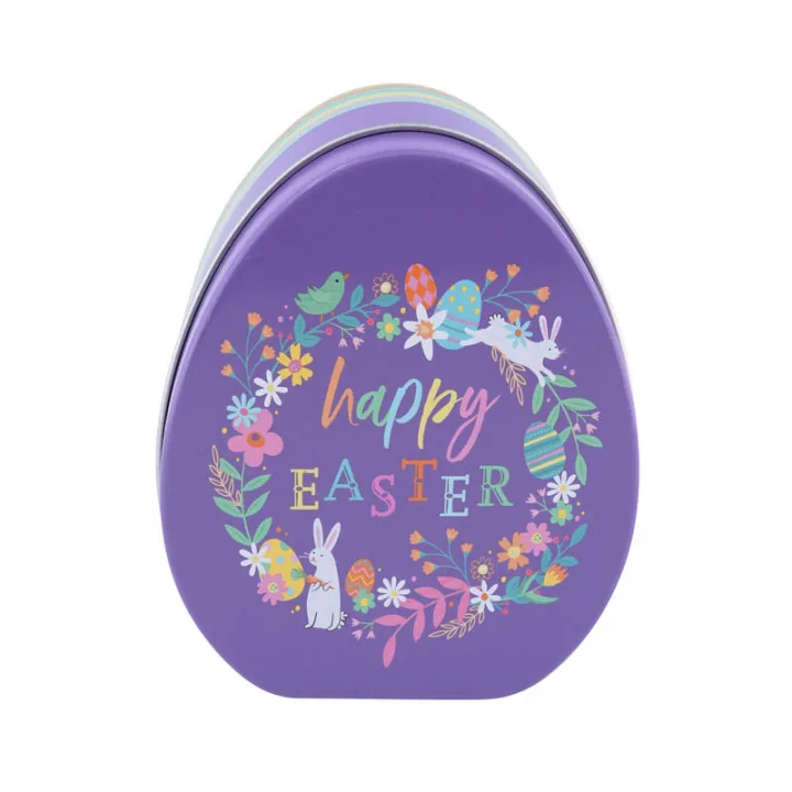 Easter egg tin Happy Easter, 113 x 90 x 45 mm
