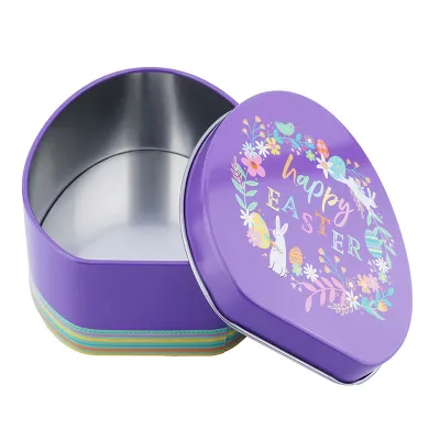 Easter egg tin Happy Easter, 113 x 90 x 45 mm