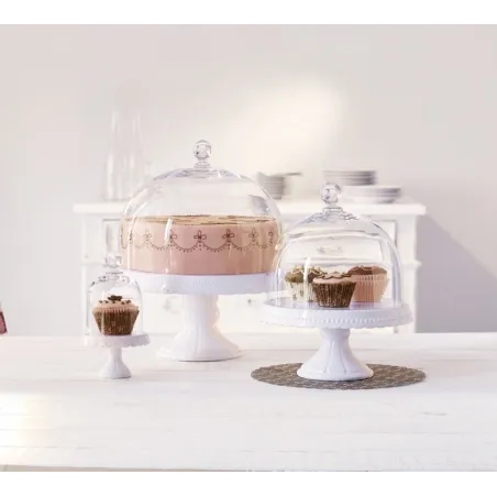 Glass cover for cakes, Ø 22 cm