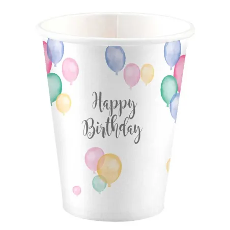 Gobelet Ballon Party 250 ml, 8 pièces