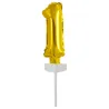 Folienballon Nr. 1 als Cake Topper