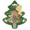 Emporte-pièce Sapin avec gaufrage en bois