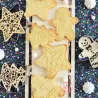 Christmas tree cookie cutter with wooden embosser