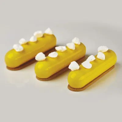 Silikonform Eclair 12.8 x 3 cm, 14 Stück