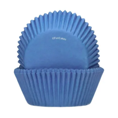 FunCakes cupcake baking cups royal blue, 48 pieces