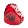 Gift box heart with rose, 123 x 120 x 30 mm