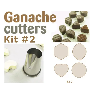 Ganache Ausstecher Set 2, 4-teilig