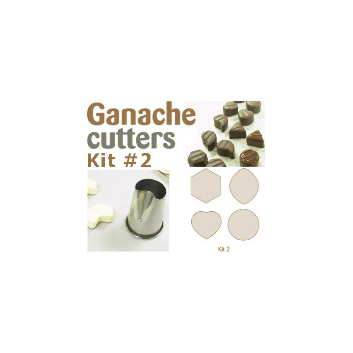 Set di cutter per ganache 2, 4 pezzi