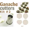 Set di cutter per ganache 2, 4 pezzi