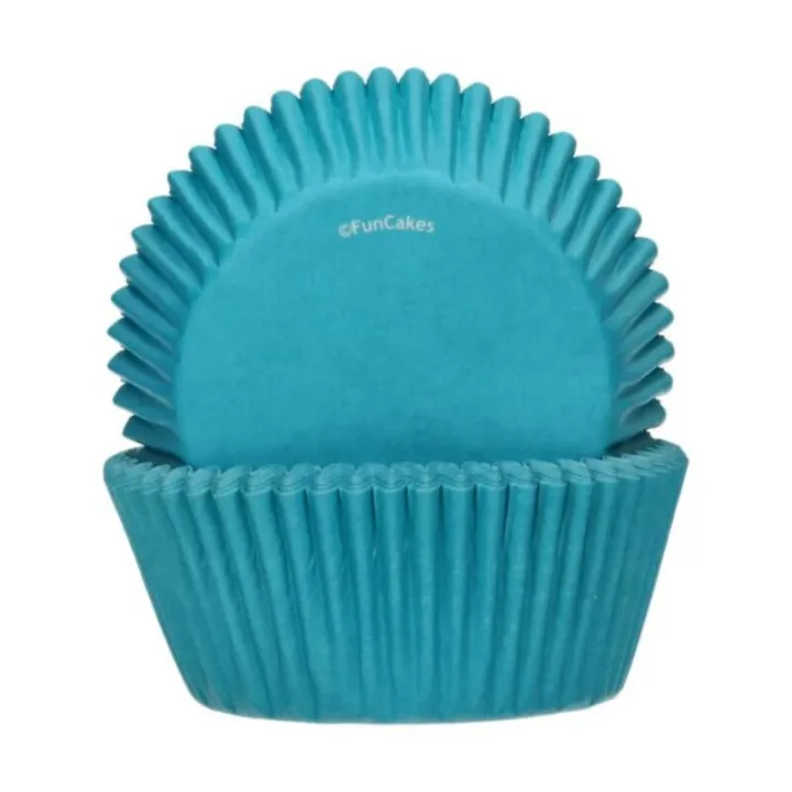 FunCakes cupcake baking cups turquoise, 48 pieces
