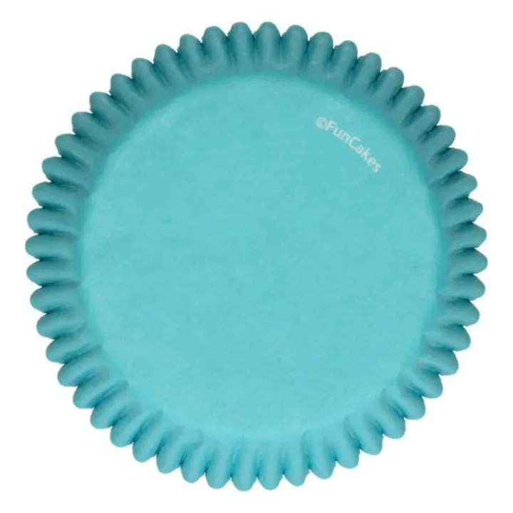 FunCakes Moules à cupcakes turquoise, 48 pièces