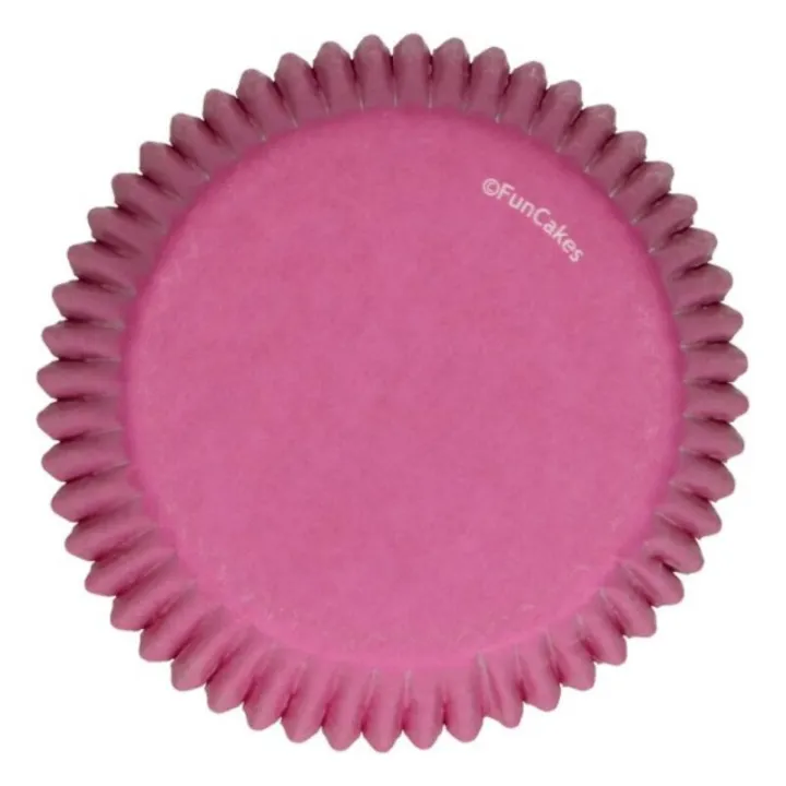 FunCakes Moules à cupcakes roses, 48 pièces