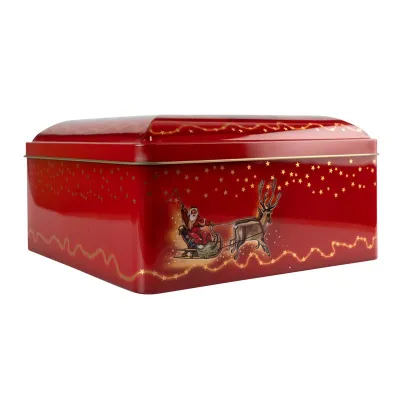 Guetzli tin red "The world is beautiful because you're in it!"