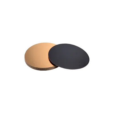 Base per torta dorata Ø 18 cm, 50 pezzi