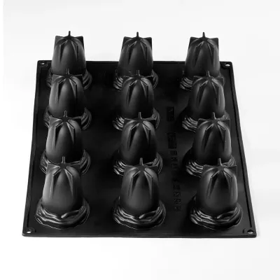 Stampo per uova di Pasqua in silicone, 12 pezzi