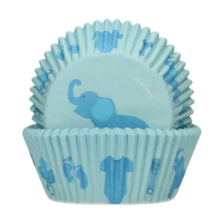 FunCakes cupcake baking cups baby blue, 48 pieces