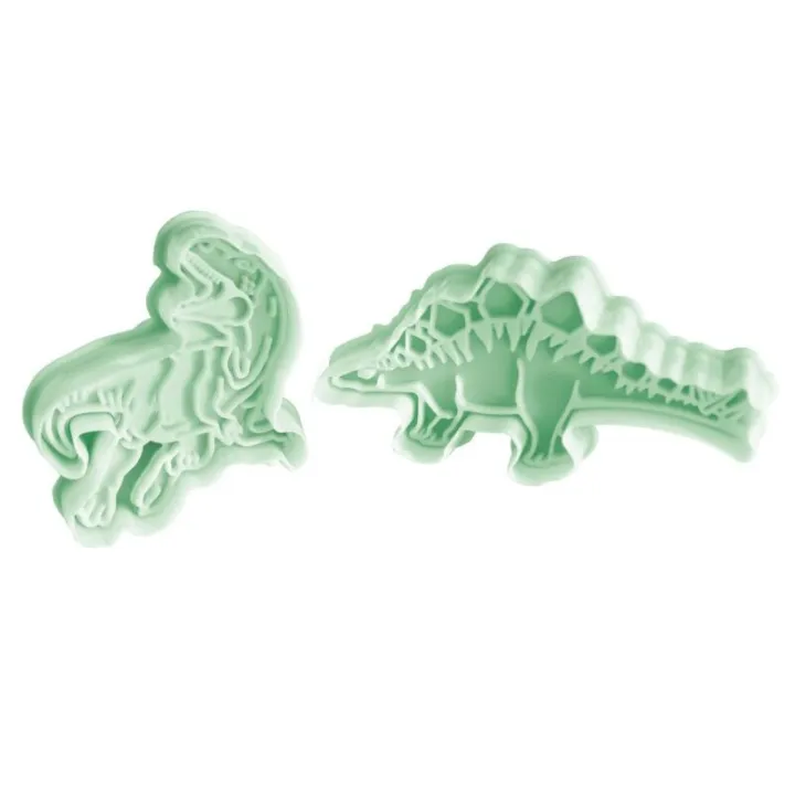 Emporte-pièce dino avec éjecteur, lot de 2
