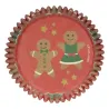 Cupcake baking cups gingerbread 48 pieces