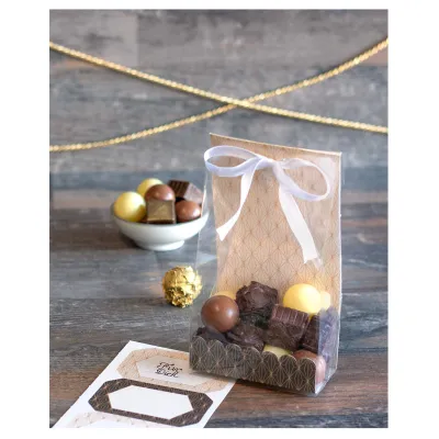 Gift bag set "Vanilla Diamonds", 24 pieces