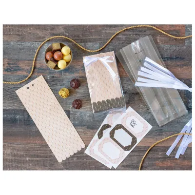 Gift bag set "Vanilla Diamonds", 24 pieces