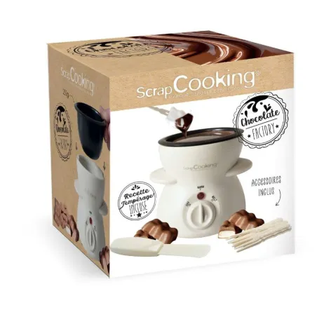 Set per fonduta di cioccolato elettrico