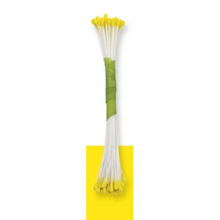 Pollen de fleurs petit jaune, 50 pièces
