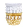 Stampi per cupcake miscela natalizia oro e argento